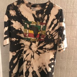 Rastafari Custom Tie Dye Shirt
